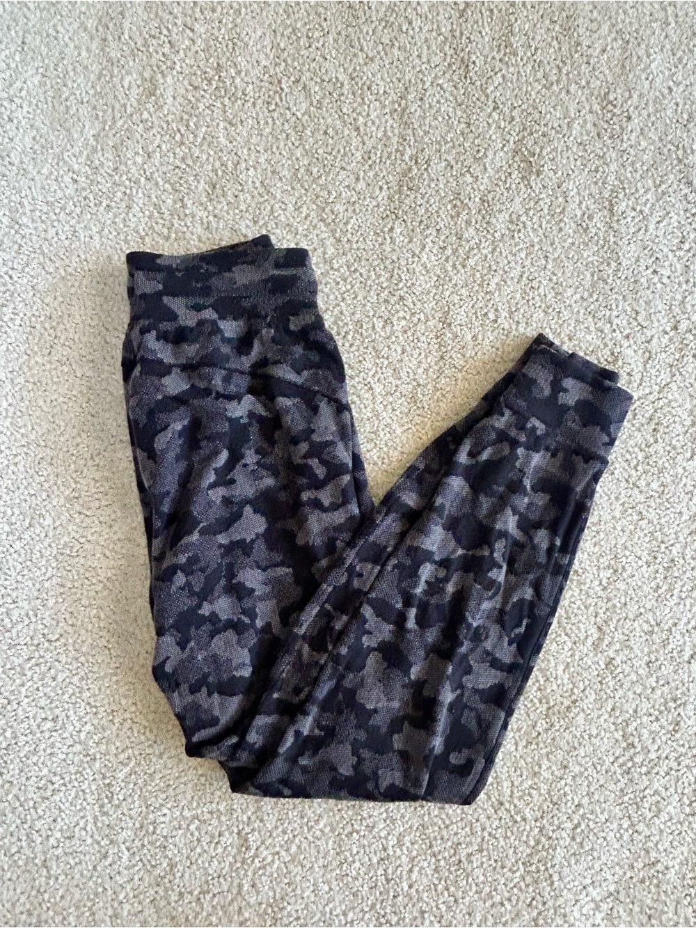 lululemon athletica Gray & Black Camo Joggers